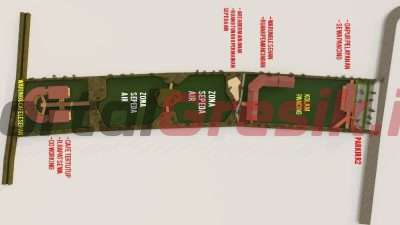 Design wisata Desa Dreamland Panca Warna Desa Indrodelik, Kecamatan Bungah, Gresik.