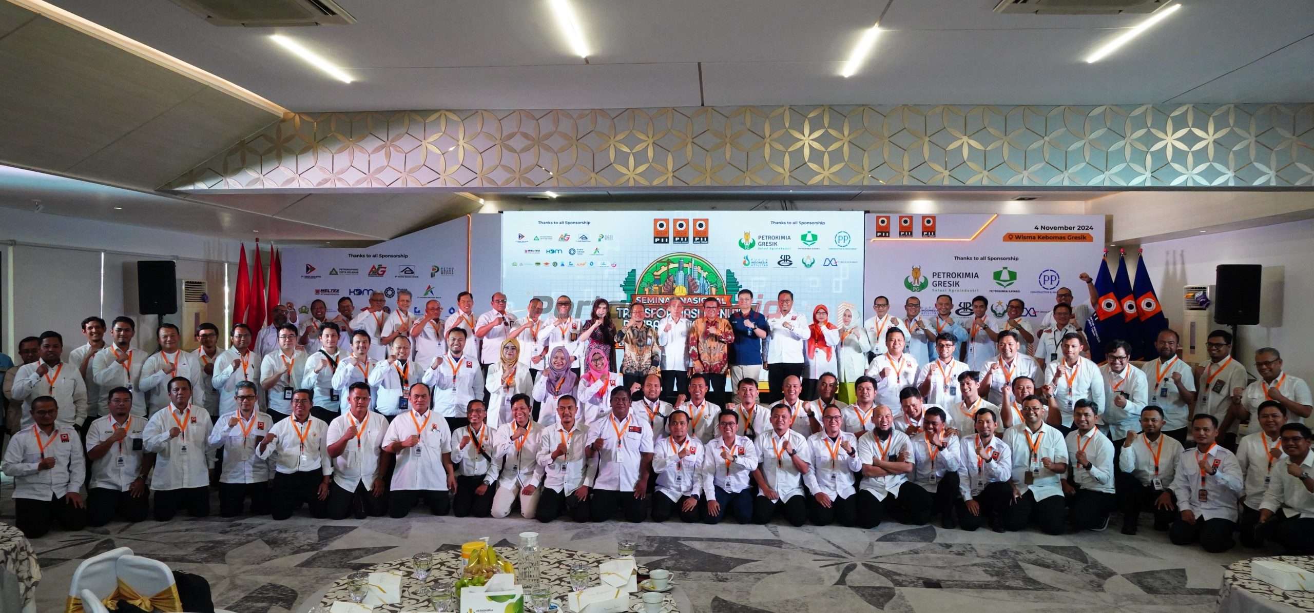 PG Dorong Insinyur Wujudkan Hilirisasi Industri & Ketahanan Pangan Nasional menyongsong Indonesia Emas 20245 pada Seminar Nasional PII Cabang Kab. Gresik