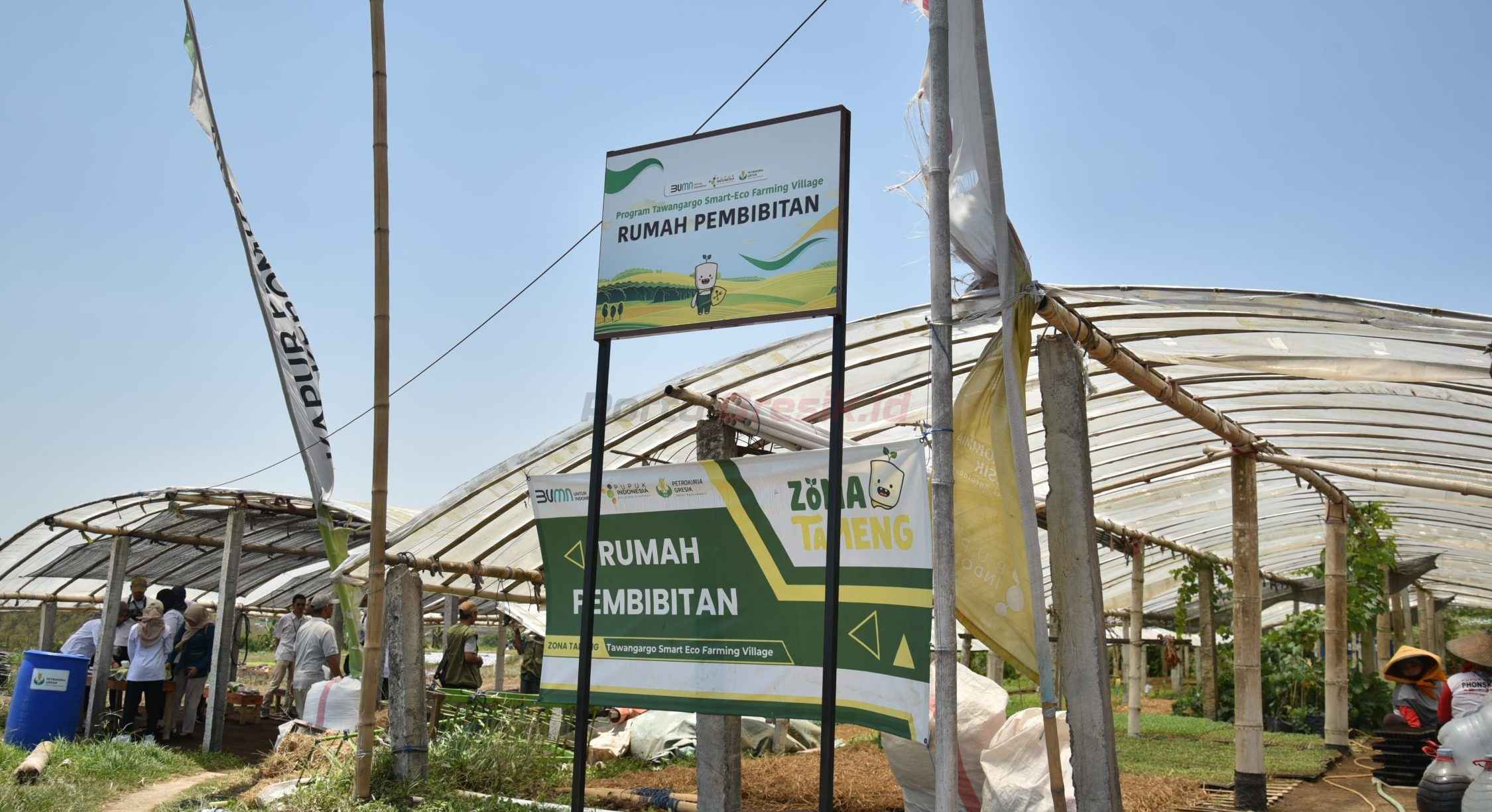 Rumah Pembibitan pada Zona Tawangargo Smart-Eco Farming Village (TAMENG) di Desa Tawangargo, Malang