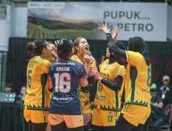 Tim Voli Putri Petrokimia Gresik Pupuk Indonesia Pertahankan Gelar Juara Livoli Divisi Utama 2024