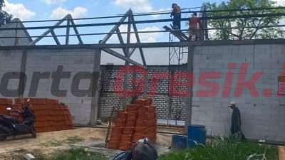 Dukung Ketahanan Pangan Nasional, Pemdes Pelemwatu Gresik Bangun Lumbung Pangan