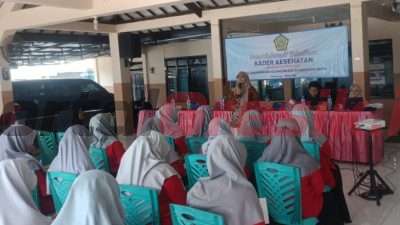 sosialisasi stunting dan pencegahan TBC dengan menggandeng tim nakes dari Puskesmas Dukun