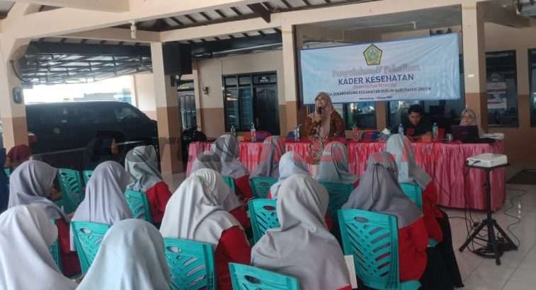 sosialisasi stunting dan pencegahan TBC dengan menggandeng tim nakes dari Puskesmas Dukun