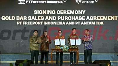 Freeport Indonesia dan ANTAM Jalin Kerja Sama Strategis untuk Hilirisasi dan Penguatan Industri Emas Nasional