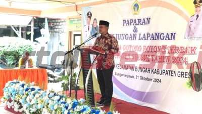 Istimewa !! Desa Sungonlegowo Masuk 3 Besar Terbaik dalam Lomba Gotong Royong Tingkat Kabupaten Gresik 2024
