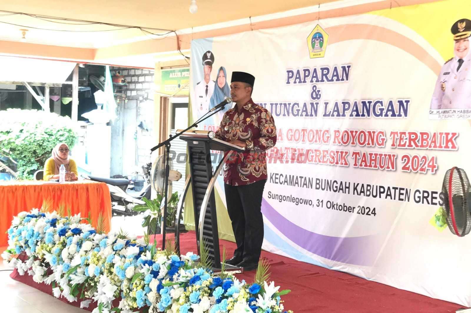 Penilaian Paparan dan Kunjungan Lapangan Lomba Pelaksana Gotong Royong, Selasa (5/11/2024).