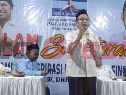Partai Demokrat Ajak Masyarakat Jegong Singosari Lanjutkan Pembangunan Gresik Bersama Yani -Alief