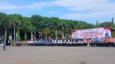 Upacara Peringatan HUT Korpri ke-53, Hari PGRI ke-79, Hari Guru Nasional, dan Hari Kesehatan Nasional (HKN) ke-60