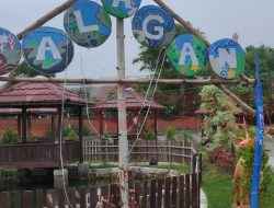 Tingkatkan Pendapatan Desa, Pemdes Randegansari – Driyorejo Sulap Lapangan Sepak Bola Menjadi Tempat Wisata Alam