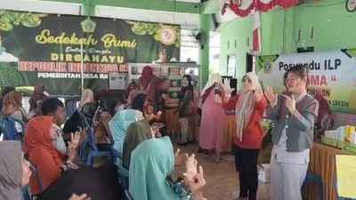 Ratusan Lansia dan Balita Dapat Layanan Kesehatan Gratis Kerja Bareng Pemdes Racikulon dan Puskesmas Sidayu