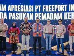 Freeport Indonesia Berikan Apresiasi kepada Pasukan Pemadam Kebakaran