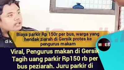 Viral Video Perseteruan Tarif Parkir Bus Rp. 150 Ribu, Kadishub Gresik: Kenaikan Tarif Sudah Setahun Kok Baru Protes Sekarang