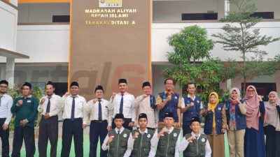 Pembinaan Calon Sekolah Adiwiyata Tingkat Provinsi (CSAP) Tahun 2025 untuk MTs dan MA Refah Islami, Rabu (15/1/2025).