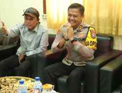 Jalin Sinergi dengan Awak Media, Kapolres Gresik AKBP Rovan Richard Mahenu Lakukan Silaturahmi ke Kantor PWI dan KWG