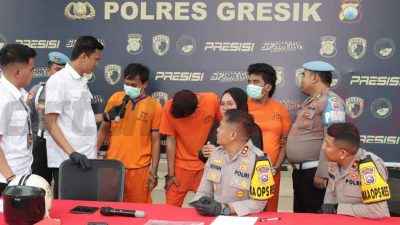 Kurang Dari 24 Jam Kecoak Pelaku Curanmor Berhasil Ditangkap Oleh Resmob Polres Gresik