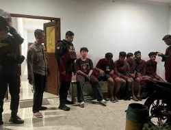 Raimas Kalamunyeng Sat Samapta Polres Gresik Gelar Patroli Malam, Gangster di Driyorejo Diamankan Saat Kabur