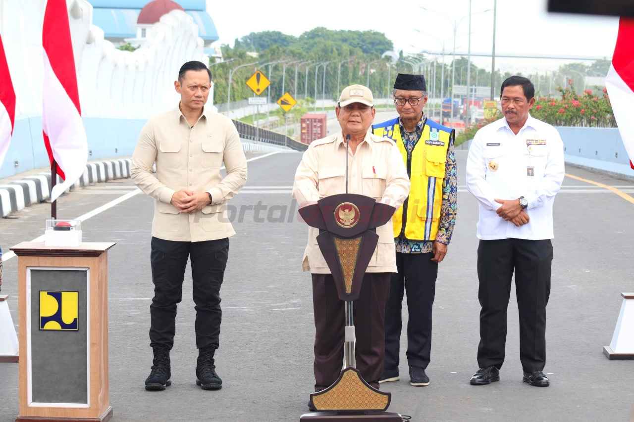 Presiden RI Prabowo Subianto meresmikan Flyover Madukoro di Kota Semarang, Jawa Tengah, pada 11 Desember 2024 lalu.