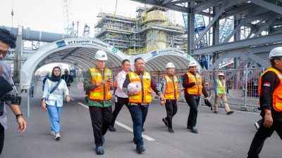 Komisi VII DPR RI ke PT Freeport Indonesia di Kawasan Ekonomi Khusus (KEK) Gresik, Kamis (06/02).