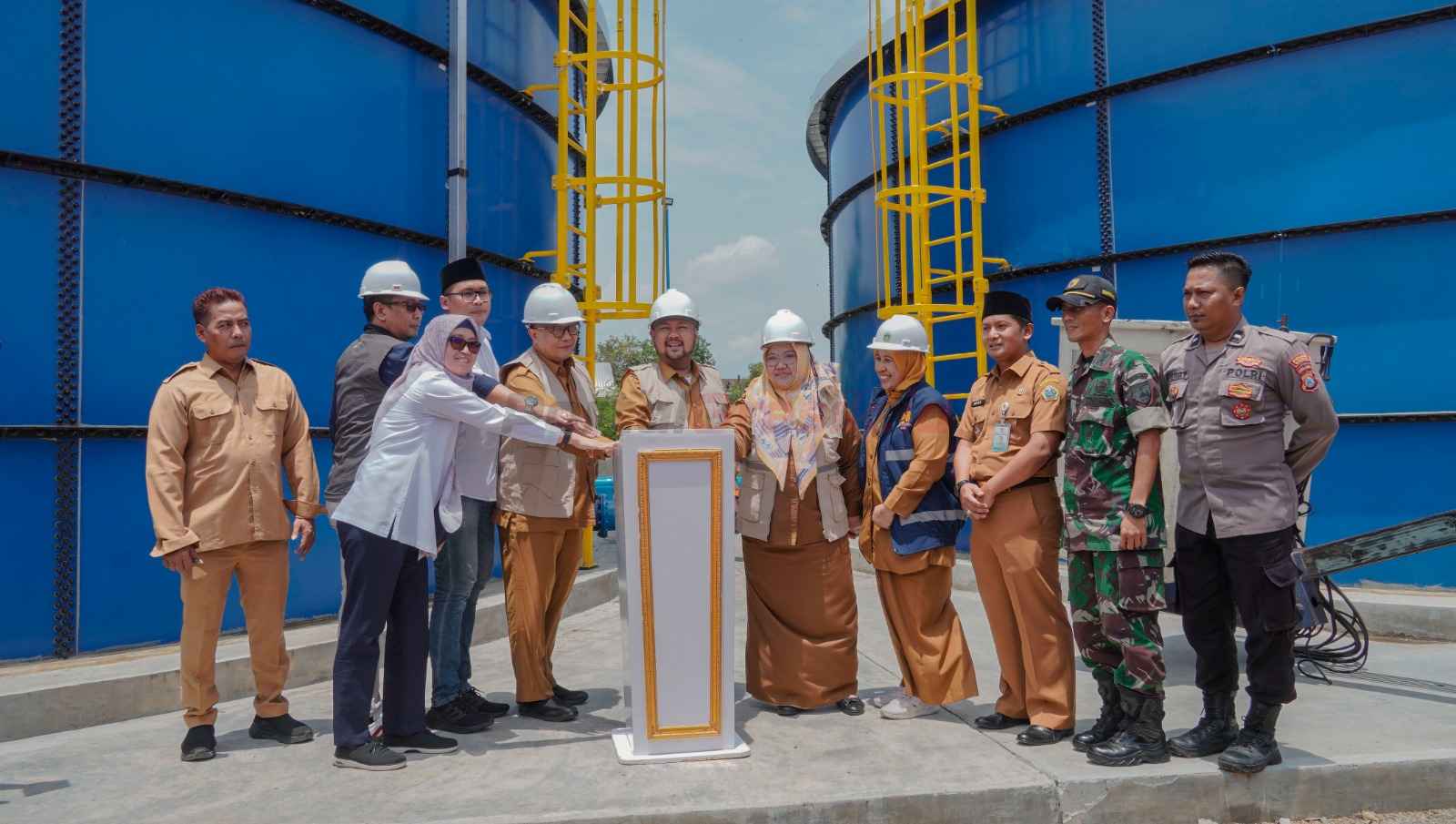 kapasitas dan sistem yang terintegrasi, reservoir ini diharapkan dapat mencukupi kebutuhan air