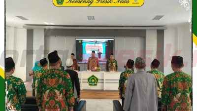 Rapat Koordinasi di Aula PLHUT Kementerian Agama (Kemenag) Gresik, Rabu (12/2/2025)