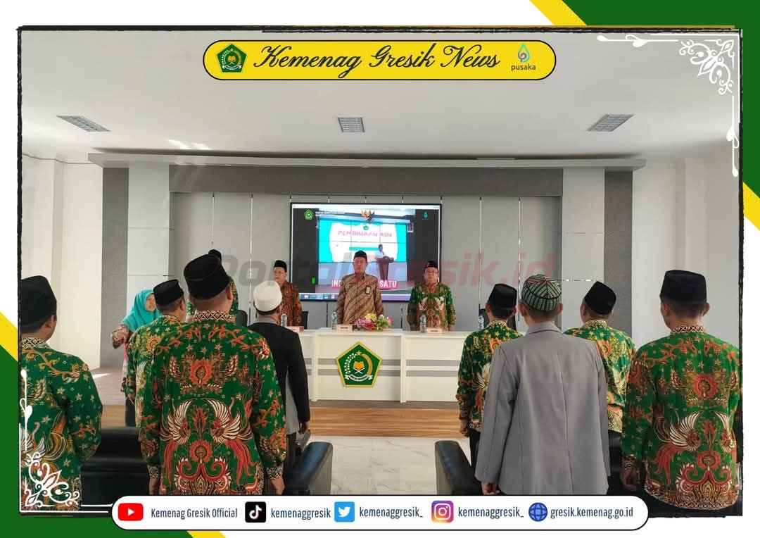 Rapat Koordinasi di Aula PLHUT Kementerian Agama (Kemenag) Gresik, Rabu (12/2/2025)