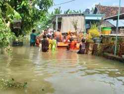 Banjir Akibat Luapan Kali Lamong dan Bengawan Solo Rendam Wilayah Gresik, BPBD Lakukan Tindakan Cepat