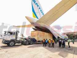 Percepat Perbaikan Fasilitas Common Gas Cleaning Plant Smelter, Freeport Datangkan Komponen dengan Pesawat Kargo Antonov