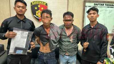 Dua DPO Pelaku Ranmor Asal Madura, Berhasil Ditangkap Tim Kalamunyeng Polres Gresik Saat Melakukan Patroli