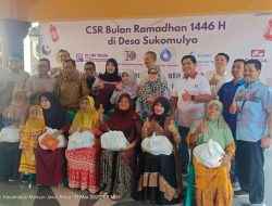 Momen Ramadan, Pemdes Sukomulyo Salurkan 250 Sembako CSR Perusahaan Pada Warga di Tahap Pertama
