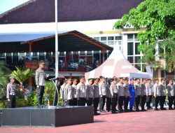 Pimpin Apel Pagi, Kapolres Gresik Tekankan Pengayoman dan Pelayanan Prima kepada Masyarakat