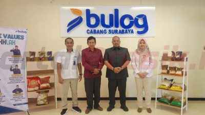 DPD Tani Merdeka Kabupaten Gresik Kunjungi Bulog, Tindak Lanjuti Himbauan Harga Pembelian Gabah Kering Sawah Rp 6.500