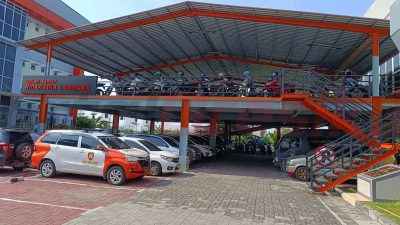 Layanan Prima Polres Gresik, Buka Layanan Titip Kendaraan Gratis Bagi Pemudik di Kantor Polisi