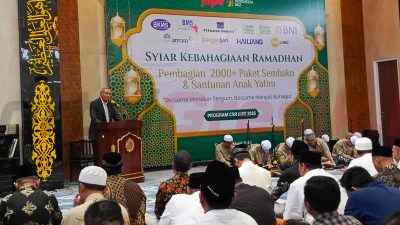 Bertema JIIPE Ramadhan Charity 1446, PT BKMS dan Tenant Santuni Anak Yatim dan Dhuafa