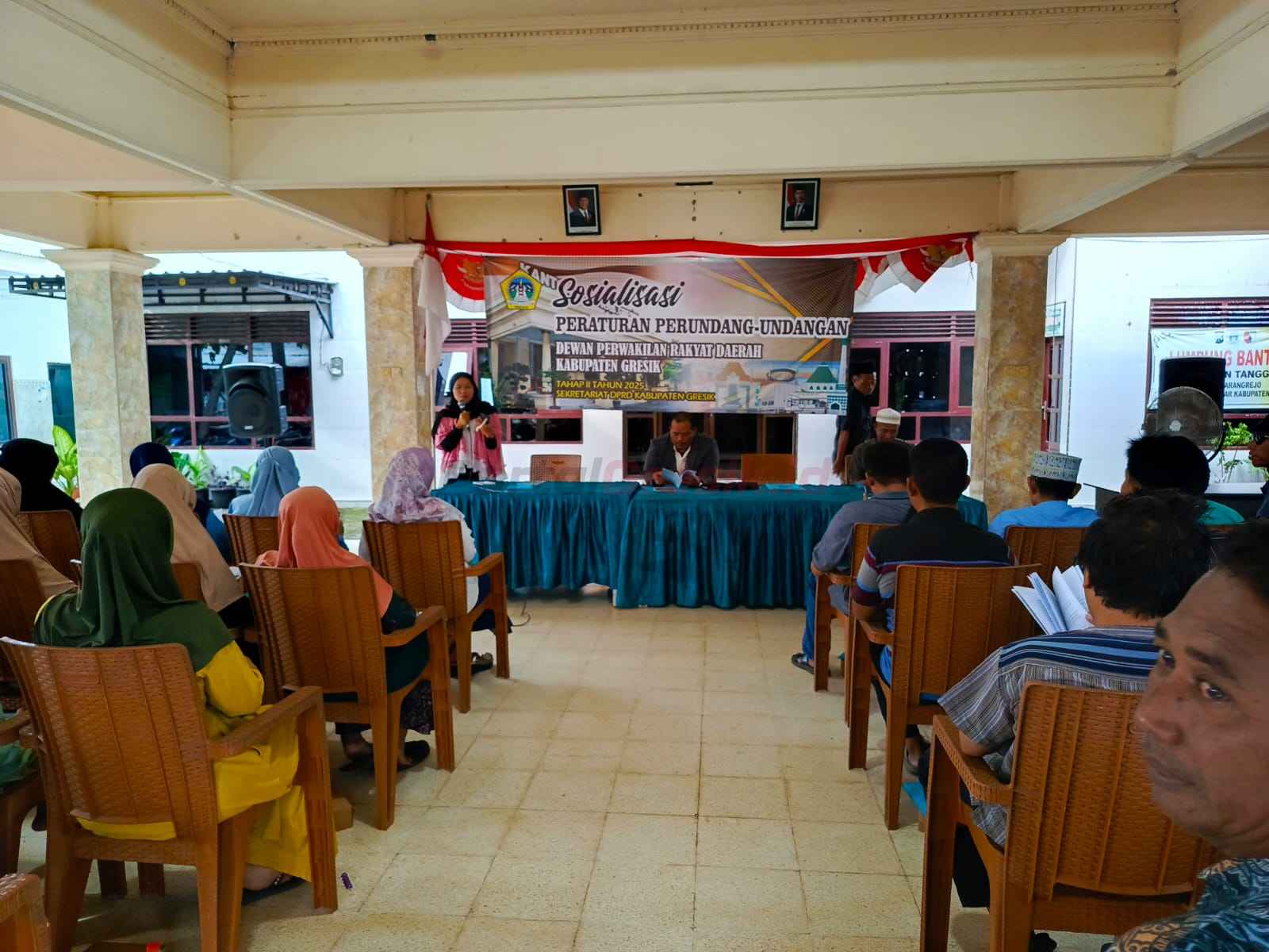Anggota Komisi III DPRD Kabupaten Gresik Yuyun Wahyudi menggelar sosialisasi di Desa Karangrejo Kecamatan Manyar Gresik, Sabtu-Minggu (8-9/3/2025).