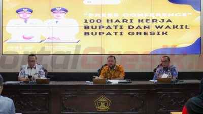Percepat Pembangunan dan Kesejahteraan Masyarakat, Bupati dan Wakil Bupati Gresik Luncurkan Program Quick Win 100 Hari Kerja