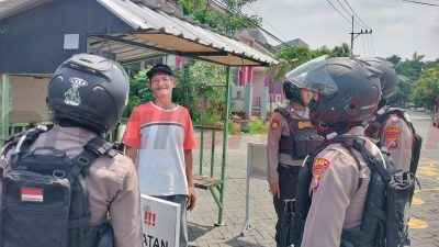 Beri Rasa Aman, Tim Raimas Kalam Munyeng Polres Gresik Patroli Masif selama Libur Idul Fitri 1446 H