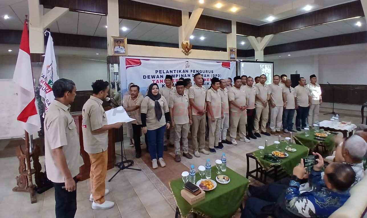 Pelantikan Pengurus Dewan Pimpinan Daerah (DPD) Tani Merdeka Indonesia (TMI) Kabupaten Gresik.