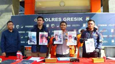 Lakukan Pengeroyokan Empat Anggota LSM Sakera Ditangkap Satreskrim Polres Gresik