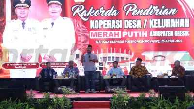 Sejalan Dengan Program Pusat, Pemkab Gresik Gelar Rakorda Pendirian Koperasi Merah Putih Serentak di Desa dan Kelurahan se-Kabupaten Gresik