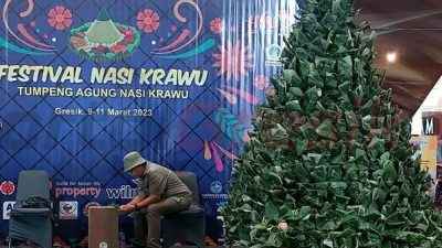 Festival Nasi Krawu KWG Kembali Hadir, 1.000 Bungkus Dibagikan Gratis di Wagos Gresik