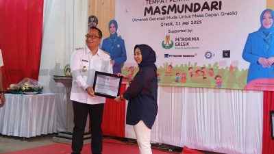 Plt Bupati Gresik Asluchul Alif Launching TPA Masmundari, Jadi Tempat Penitipan Bagi Anak Pekerja