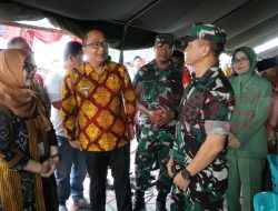 TMMD ke 124, Plt Bupati Asluchul Alif dan Aslog Panglima TNI Tinjau Desa Banter