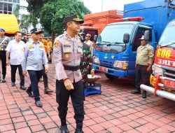 Apel Gelar Pasukan : Sinergi TNI-Polri dan BPBD Hadapi Ancaman Bencana Hidrometeorologi di Gresik