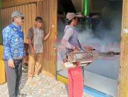 13 Warga Terkena DBD, Pemdes Tambakrejo dan Puskesmas Lakukan Fogging di Tiga Dusun