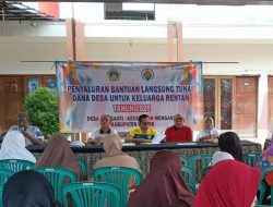 Pemdes Menganti Salurkan BLT Dana Desa Juni 2025 ke 63 KPM, Pastikan Tepat Sasaran