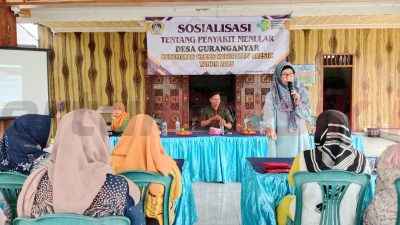 Peduli Kesehatan Warganya, Pemdes Guranganyar Cerme Gencarkan Sosialisasi Stunting dan Penyakit Menular