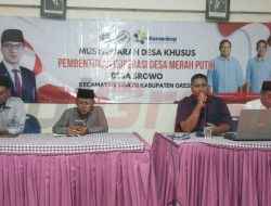 Desa Srowo Dirikan Kopdes Merah Putih, Fokus Kembangkan Sektor Perikanan dan UMKM Krupuk Ikan