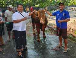 Momen Hari Raya Idul Adha, Kepala Desa Kesamben Wetan Ajak Warga Teladani Nilai Pengorbanan