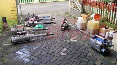 Pemdes Karangrejo Bangun TPT Lapangan dan Fogging 1.009 Rumah, Satu Warga Meninggal Akibat DBD