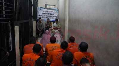 Pembinaan Rohani dan Mental (Binrohtal) yang digelar Polres Gresik sebagai bentuk kepedulian dan pendekatan kemanusiaan terhadap warga binaan.